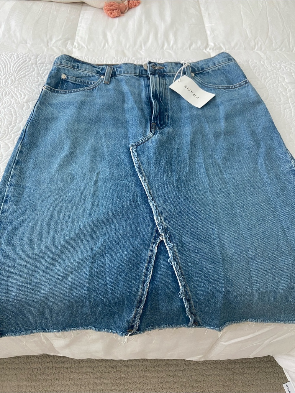 Frame Denim deconstructed skirt NWT Mabel